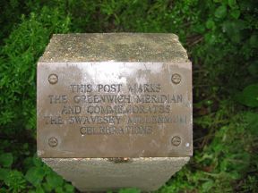 Greenwich Meridian Marker; England; Cambridgeshire; Swavesey